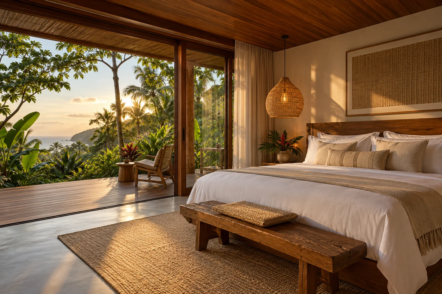 Suíte ilustrativa de hotel